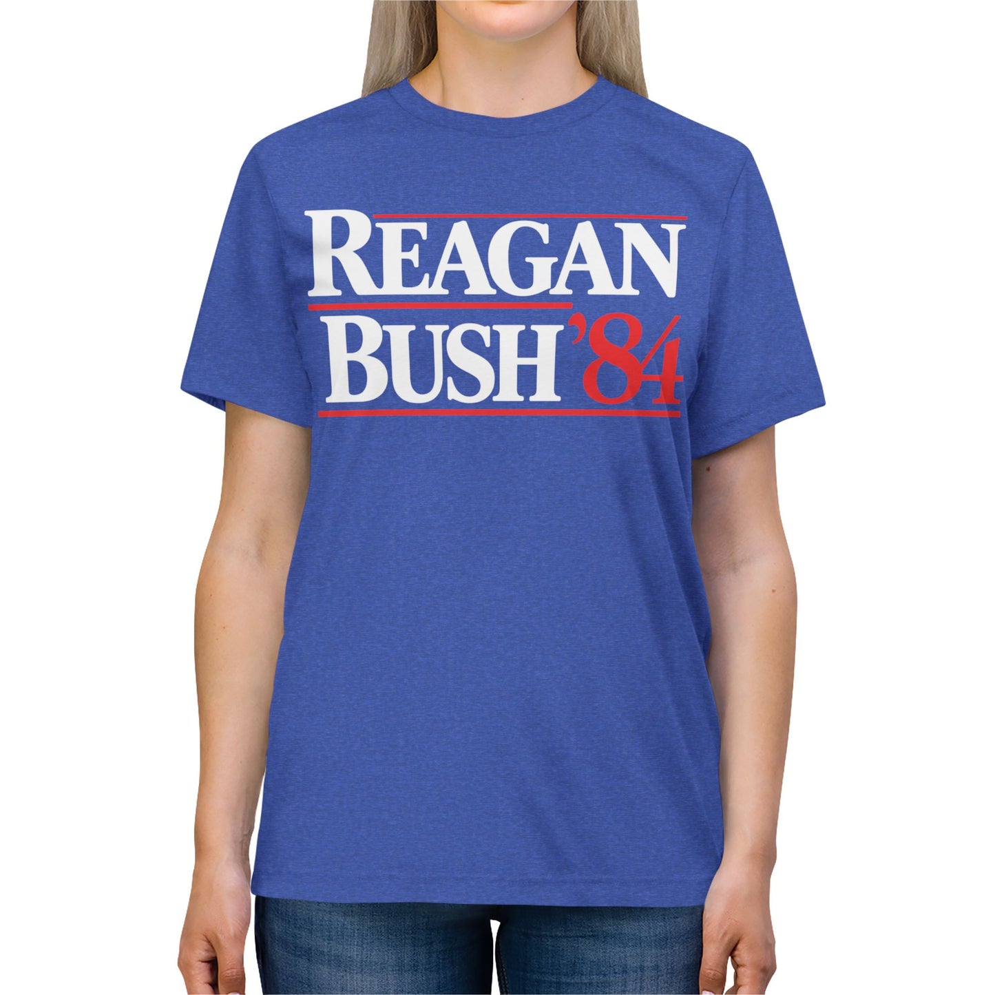 Retro 1984 Campaign Tee — Reagan Bush '84 Political Graphic T-Shirt