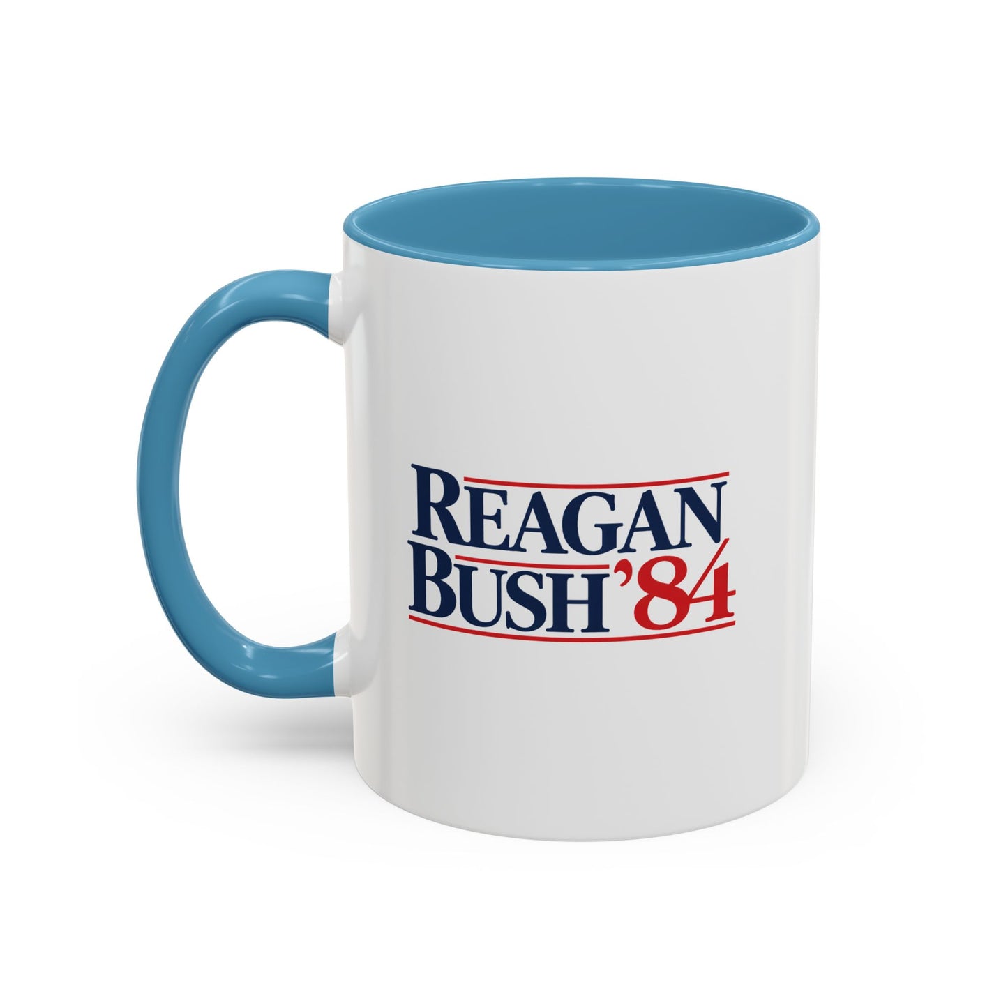 Reagan Bush '84 Coffee Mug — Vintage 1984 Campaign Political Coffee Cup