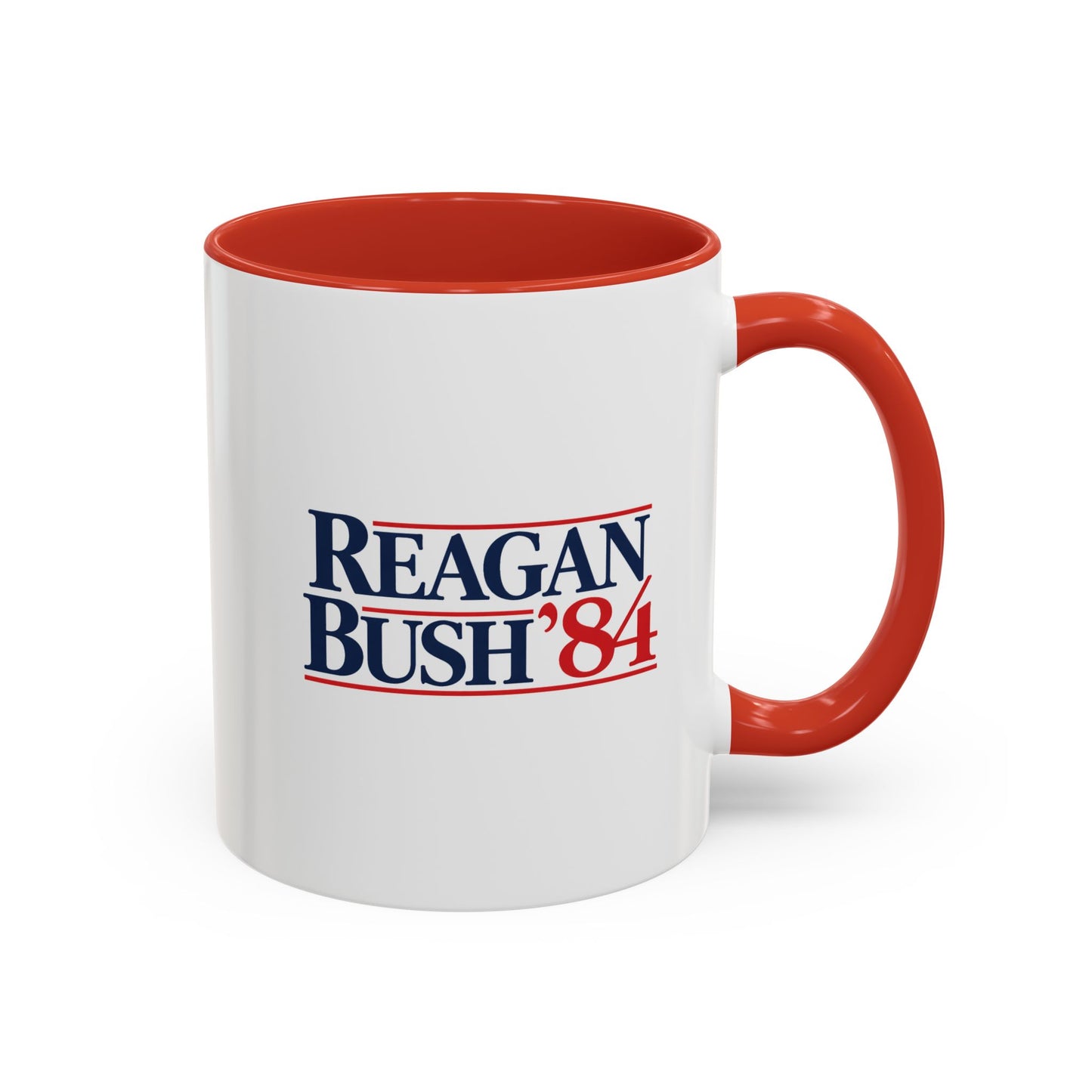 Reagan Bush '84 Coffee Mug — Vintage 1984 Campaign Political Coffee Cup