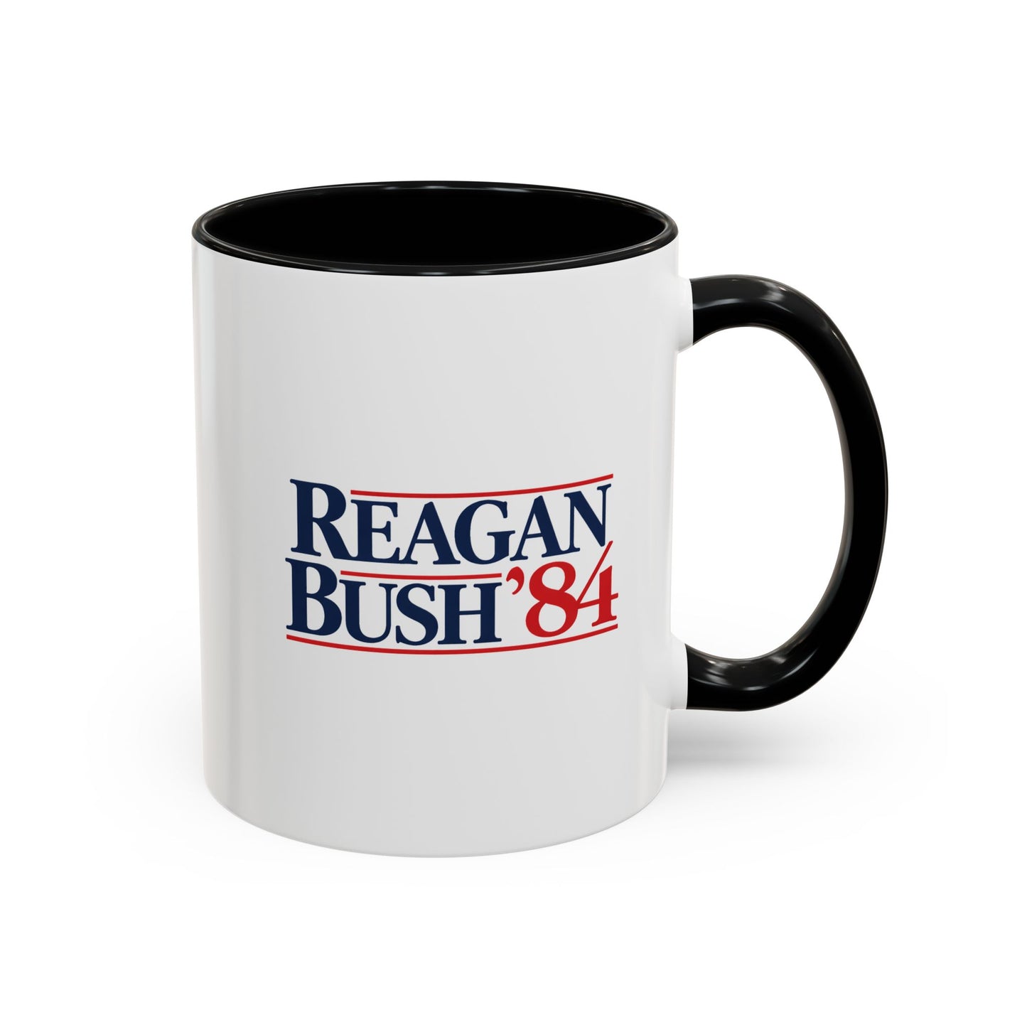Reagan Bush '84 Coffee Mug — Vintage 1984 Campaign Political Coffee Cup
