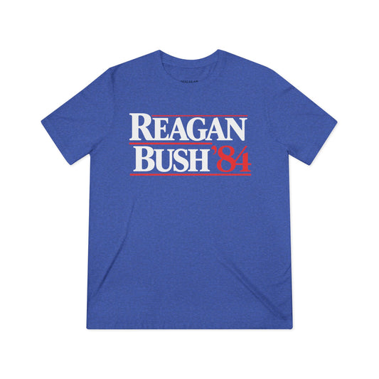 Retro 1984 Campaign Tee — Reagan Bush '84 Political Graphic T-Shirt