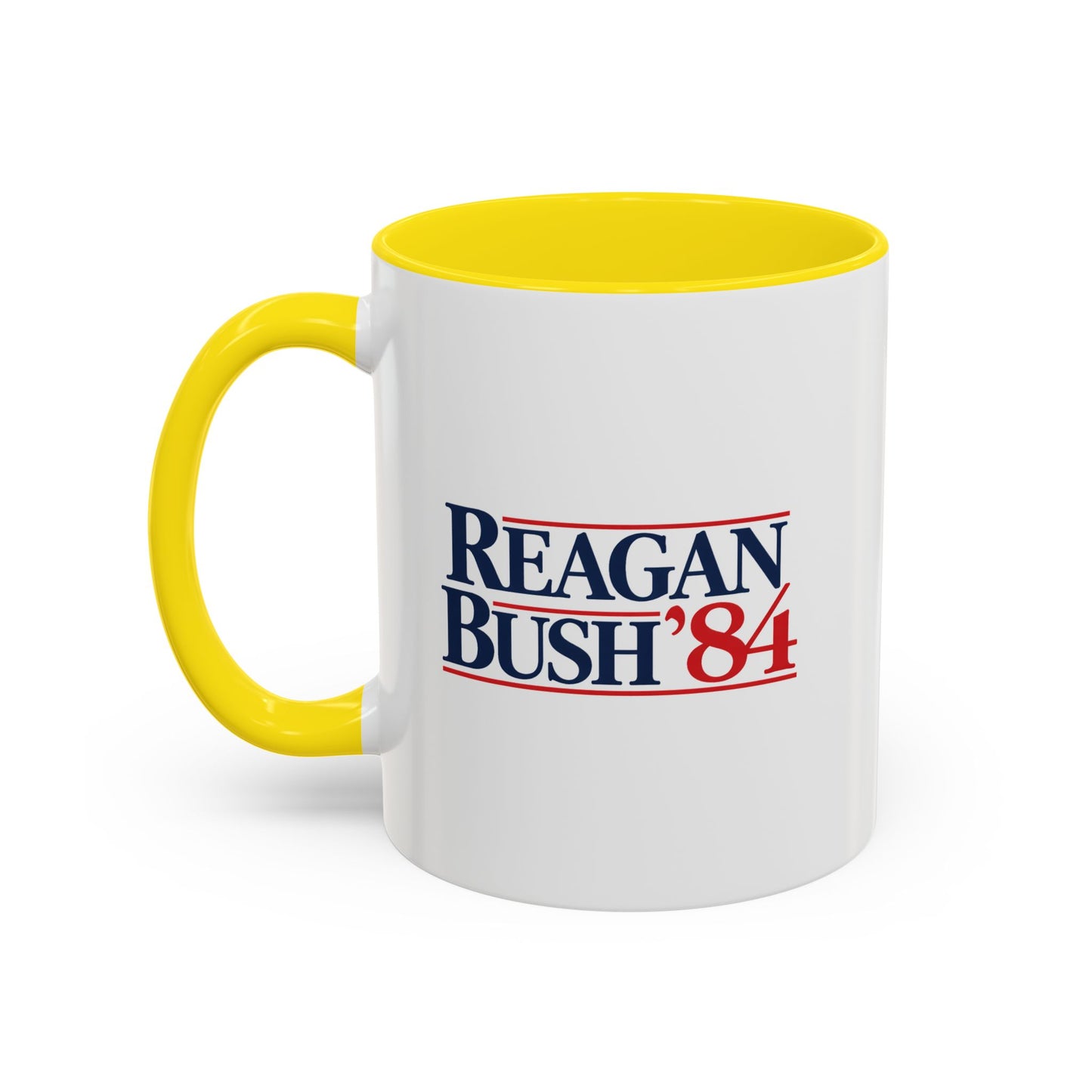 Reagan Bush '84 Coffee Mug — Vintage 1984 Campaign Political Coffee Cup