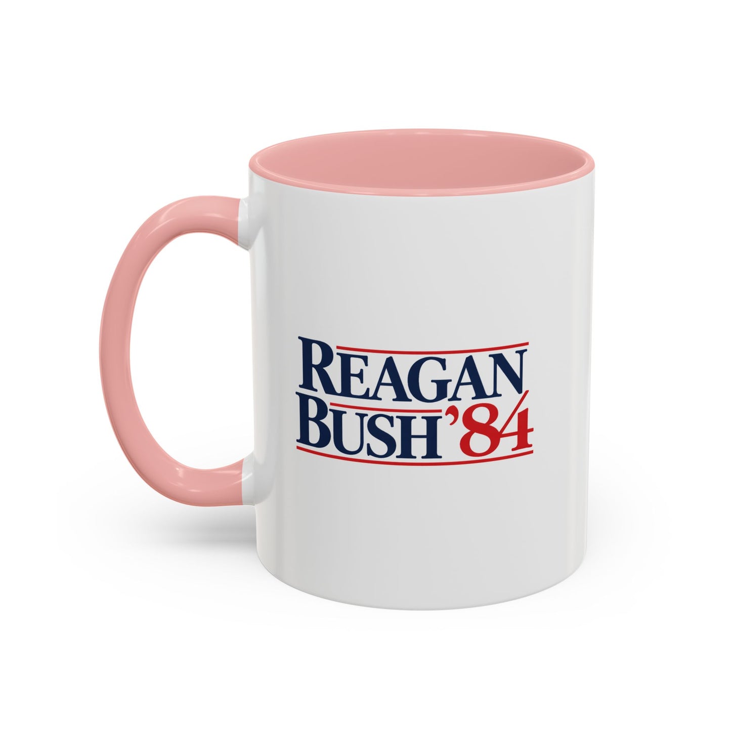 Reagan Bush '84 Coffee Mug — Vintage 1984 Campaign Political Coffee Cup