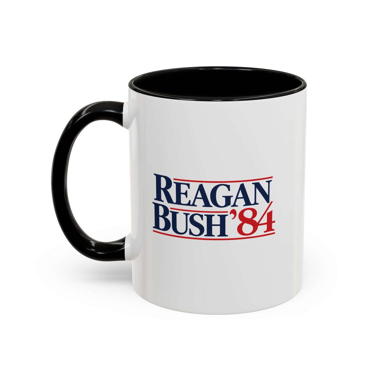 Reagan Bush '84 Coffee Mug — Vintage 1984 Campaign Political Coffee Cup