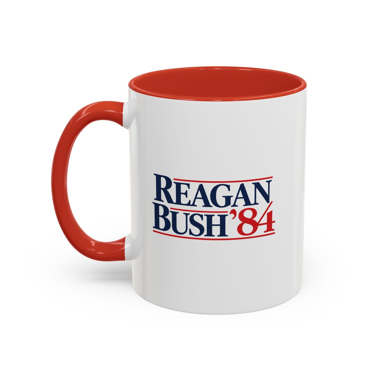 Reagan Bush '84 Coffee Mug — Vintage 1984 Campaign Political Coffee Cup
