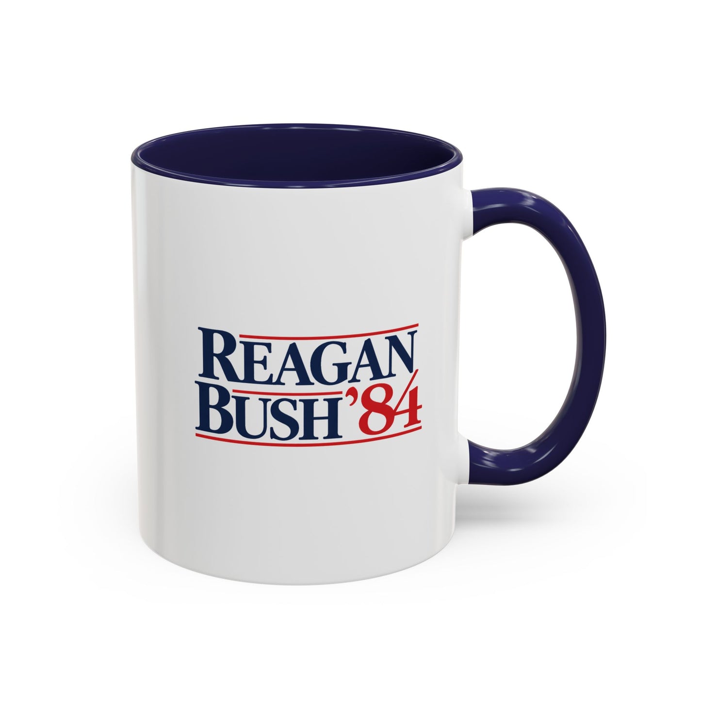 Reagan Bush '84 Coffee Mug — Vintage 1984 Campaign Political Coffee Cup