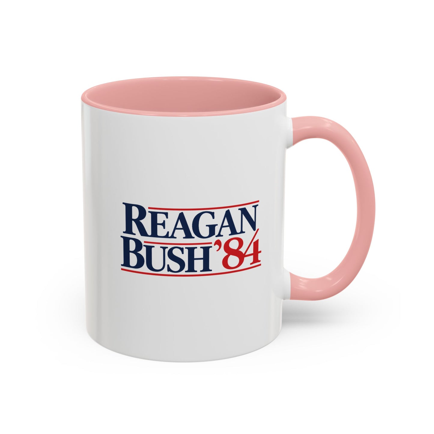 Reagan Bush '84 Coffee Mug — Vintage 1984 Campaign Political Coffee Cup