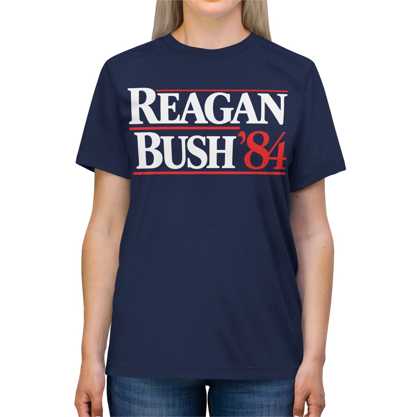 Retro 1984 Campaign Tee — Reagan Bush '84 Political Graphic T-Shirt