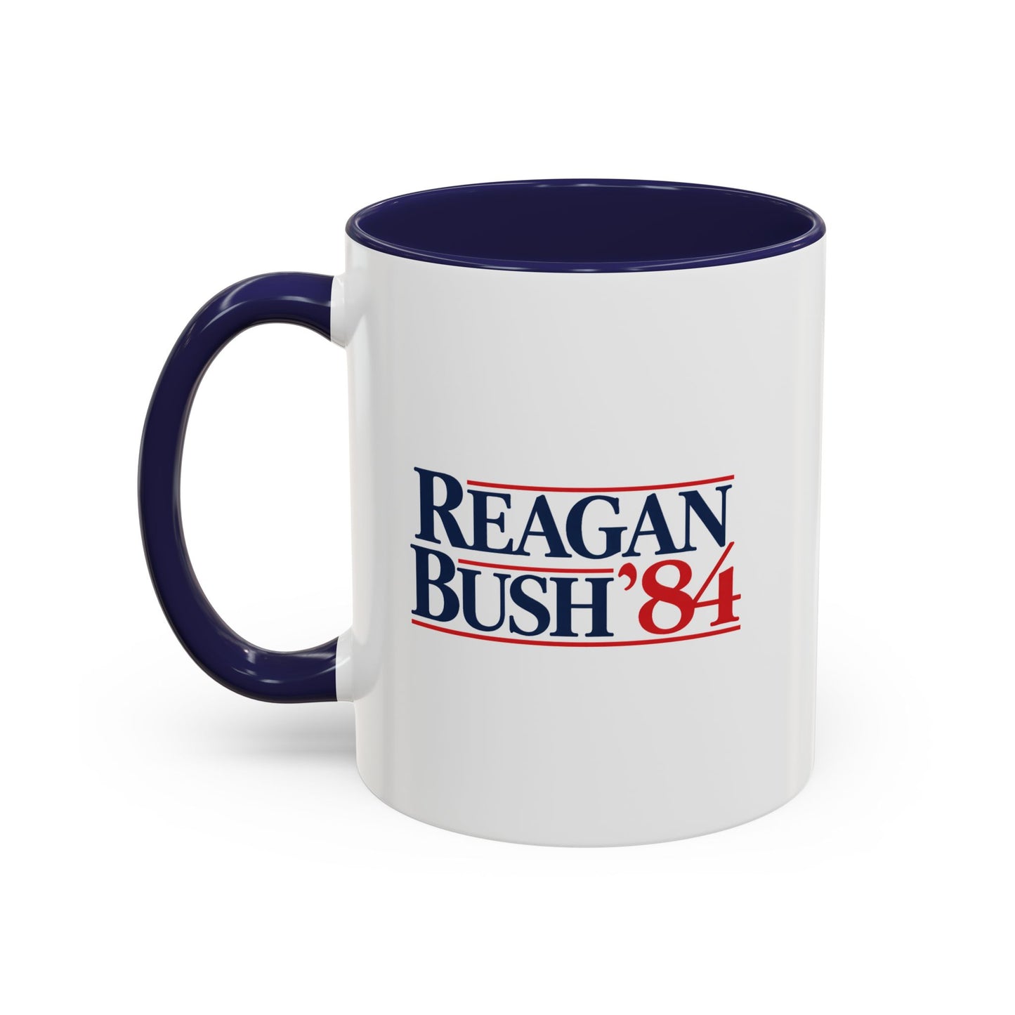Reagan Bush '84 Coffee Mug — Vintage 1984 Campaign Political Coffee Cup