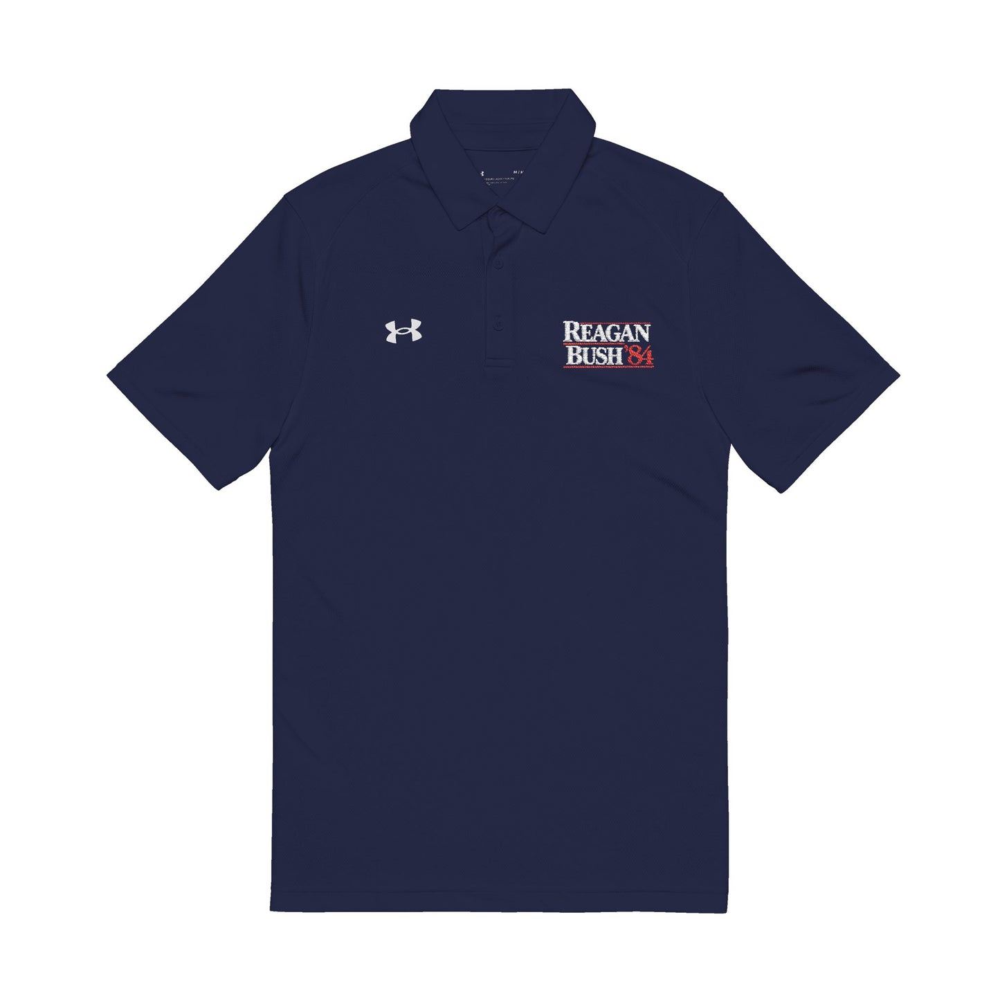 Reagan Bush '84 Embroidered Polo Shirt