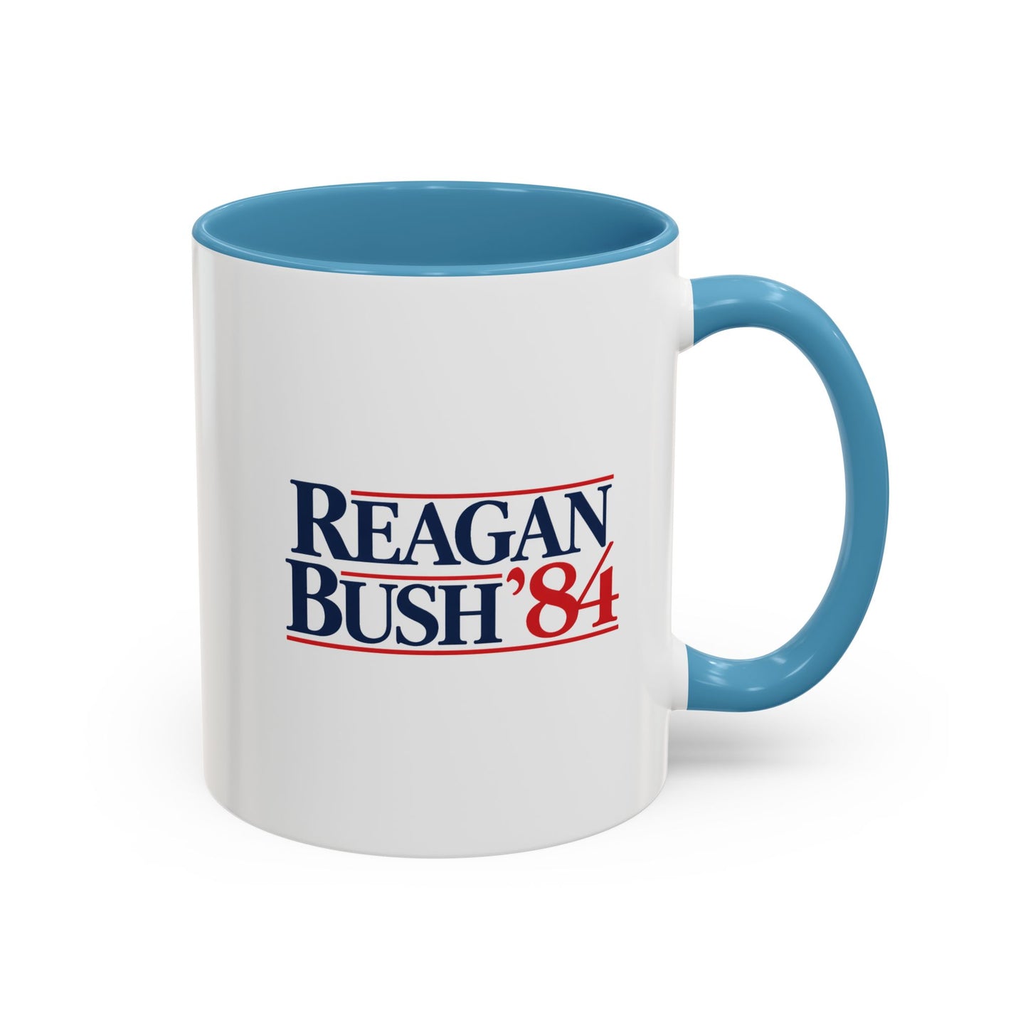 Reagan Bush '84 Coffee Mug — Vintage 1984 Campaign Political Coffee Cup