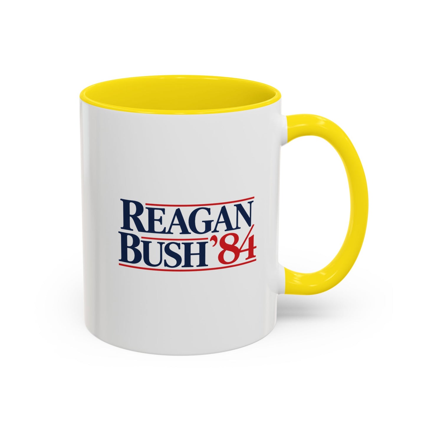 Reagan Bush '84 Coffee Mug — Vintage 1984 Campaign Political Coffee Cup