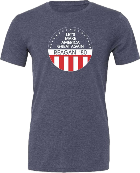 Let's Make America Great Again Reagan '80 T-shirt